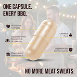 Digestive Enzymes for Carnivores – Enjoy Food Without Discomfort, 60 Count, Made in USA
