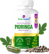 Peak Health Moringa – Natural Energy & Daily Vitality, 60 Count, Made in USA