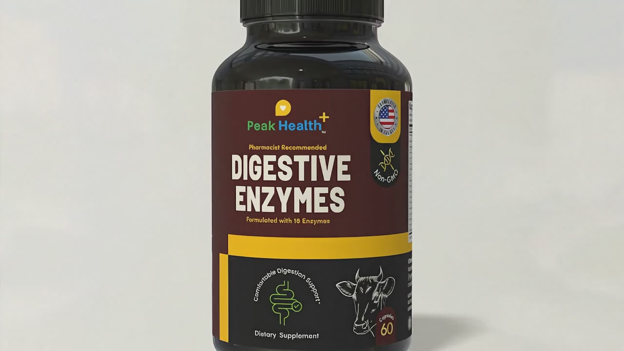Digestive Enzymes for Carnivores – Enjoy Food Without Discomfort, 60 Count, Made in USA